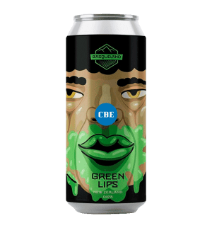 Cerveza Artesanal Basqueland Green Lips DIPA Doble IPA