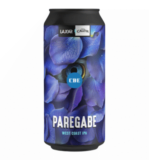 Laugar Brewery Paregabe West Coast IPA colaboración con Cervezas Caleya