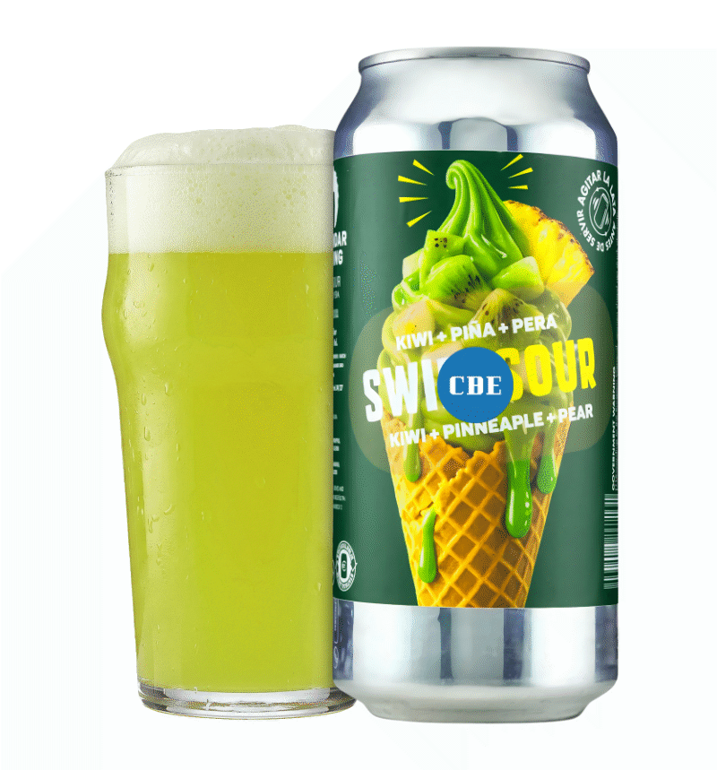 Malandar Brewing Swirl Sour Kiwi Piña Pera Smoothie Sour